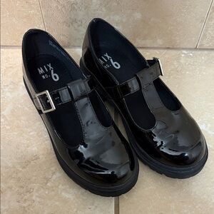 Mix No. 6 Kids Glossy Black Dress Shoes